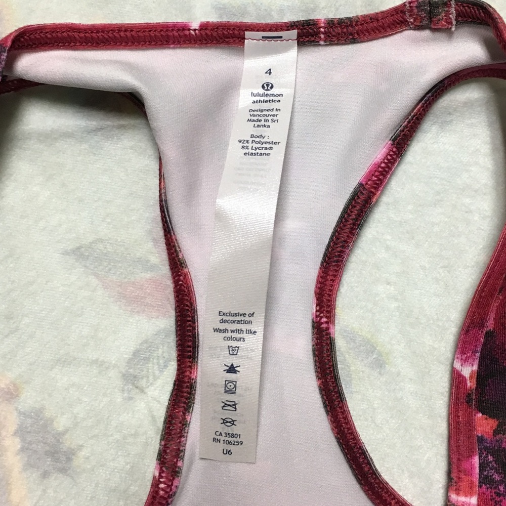 NWT Lululemon Cool Racerback in POPB - Picture 8 of 9